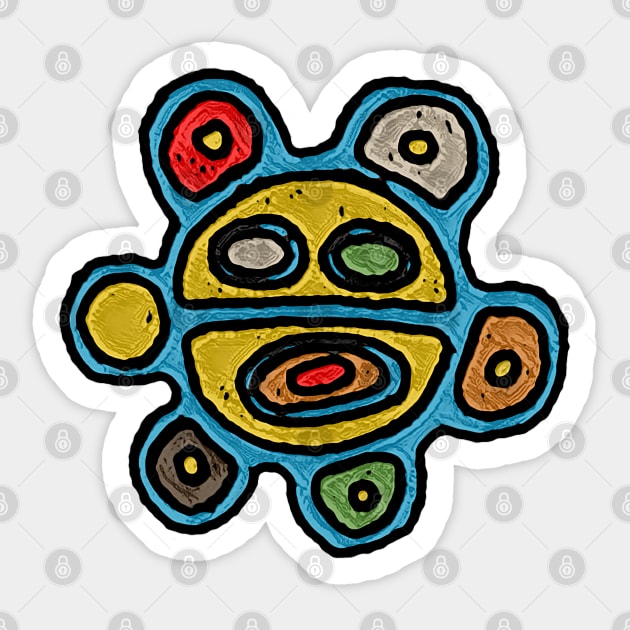 Sol de Jayuya Taino Sun Symbol Sticker by SoLunAgua